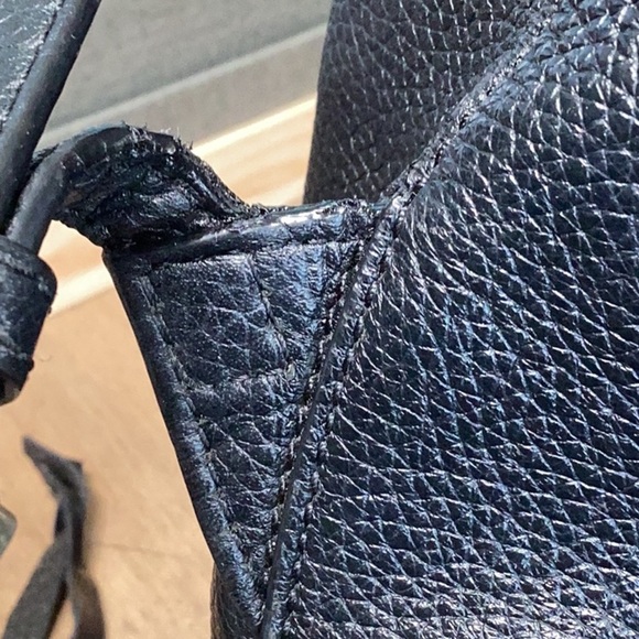 Michael Kors Black Leather Backpack - Picture 8 of 11
